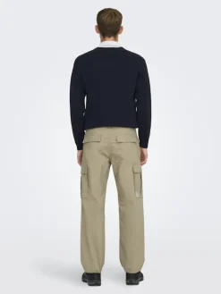 ONSRAY LIFE 0020 RIBSTOP CARGO PANT NOOS chinchilla