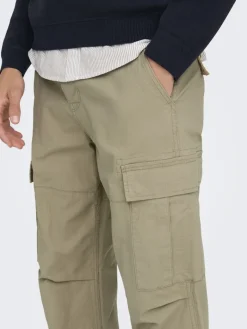 ONSRAY LIFE 0020 RIBSTOP CARGO PANT NOOS chinchilla
