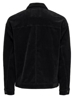 ONSRICK OVZ CORDUROY 2913 CS JACKET black