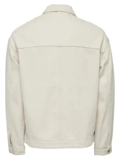 ONSRICK OVZ ECRU 5923 DENIM JACKET ecru