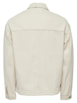 ONSRICK OVZ ECRU 5923 DENIM JACKET ecru