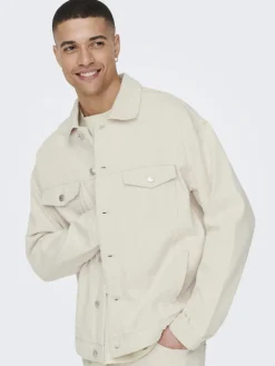 ONSRICK OVZ ECRU 5923 DENIM JACKET ecru