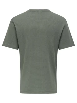ONSTOBIE REG SS TEE NOOS castor gray