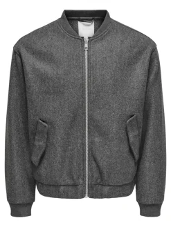 ONSWORF LIFE BOMBER JACKET OTW VD dark grey