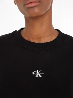 OPEN BACK CREW NECK ck black