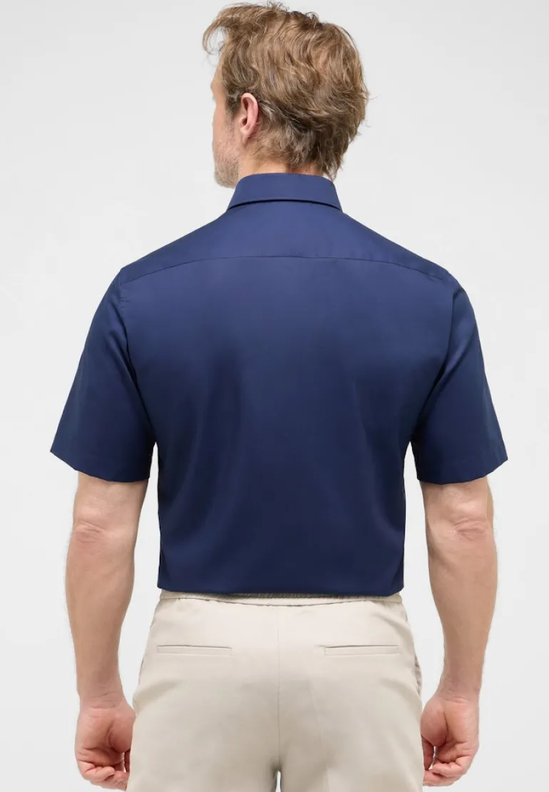 Original Shirt Popeline Kurzarm navy