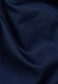 Original Shirt Popeline Langarm navy