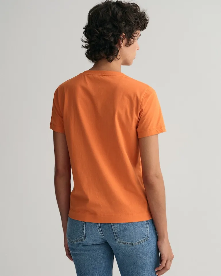 Original V-Neck T-Shirt pumpkin orange