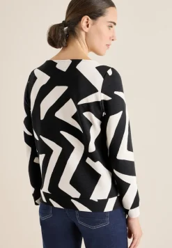Ottoman Shirt mit Muster light greige