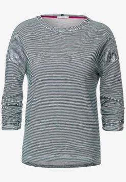 Ottoman Streifenshirt vanilla white