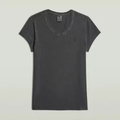 Overdyed eyben slim v t 2.0 wmn dk black gd