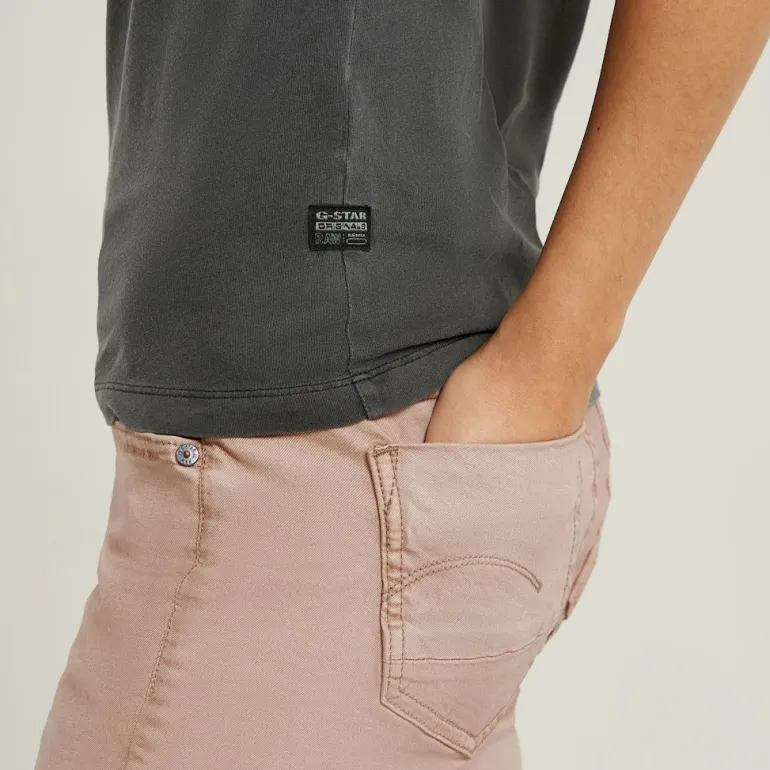 Overdyed eyben slim v t 2.0 wmn dk black gd