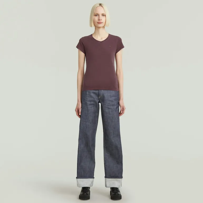 Overdyed eyben slim v t 2.0 wmn maroon gd