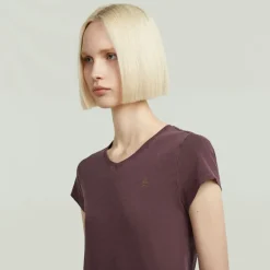 Overdyed eyben slim v t 2.0 wmn maroon gd