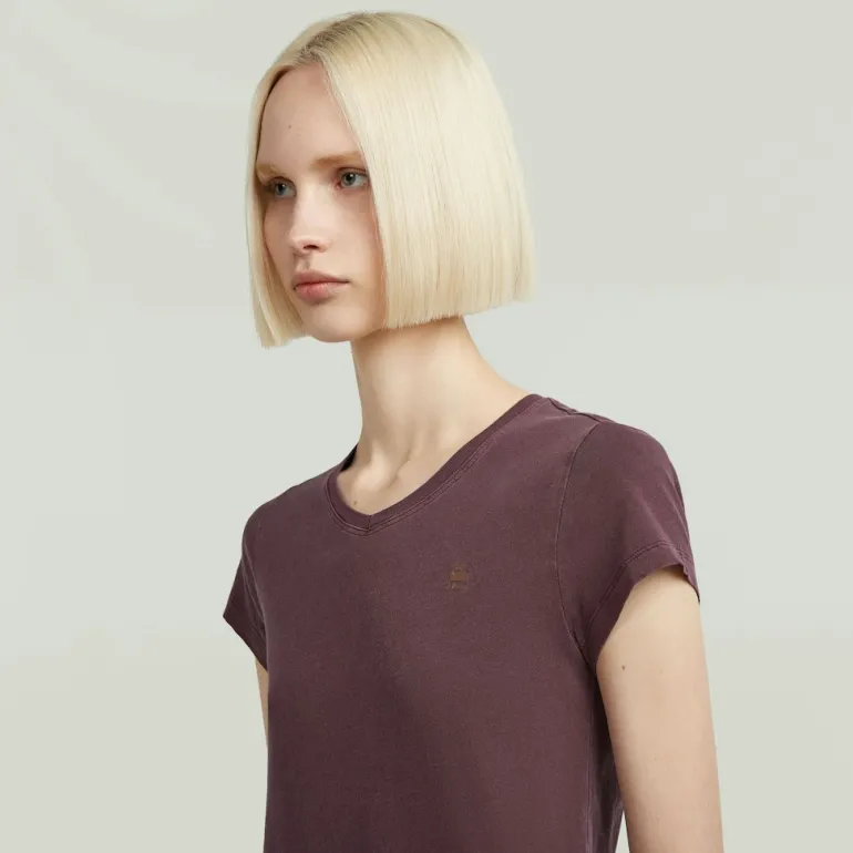 Overdyed eyben slim v t 2.0 wmn maroon gd