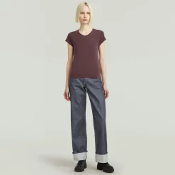Overdyed eyben slim v t 2.0 wmn maroon gd
