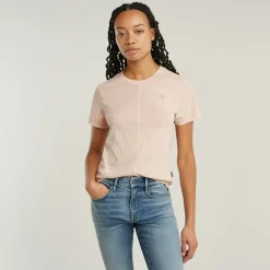 Overdyed front seam r t wmn liquid pink gd