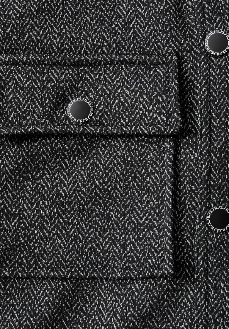 Overshirt mit Kapuze black
