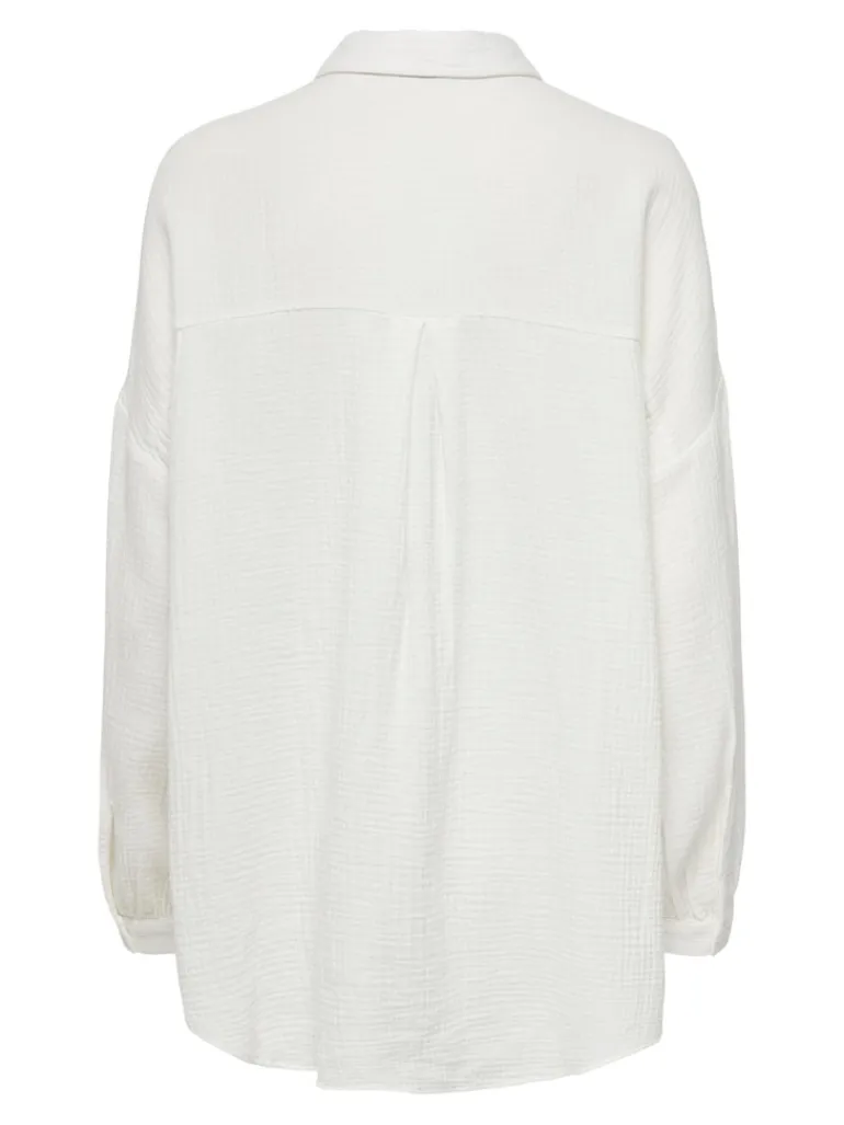 Oversized Bluse cloud dancer