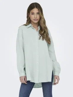 Oversized Bluse harbor gray