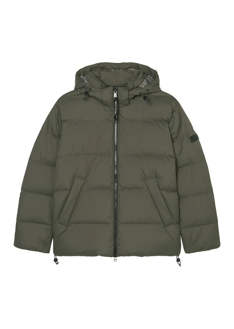 Oversized Daunen-Puffer-Jacke copley brown