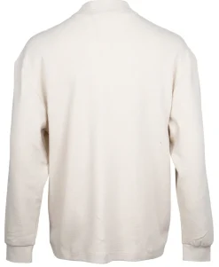 Oversized Langarmshirt beige