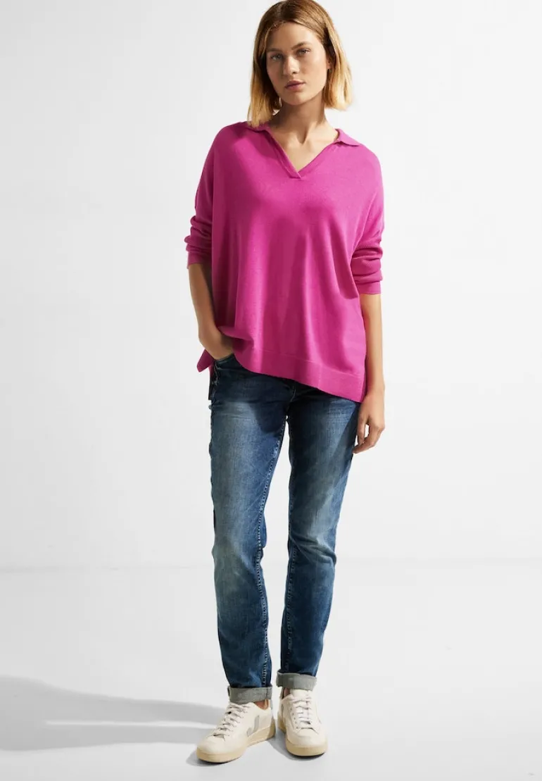Oversized Pullover cool pink