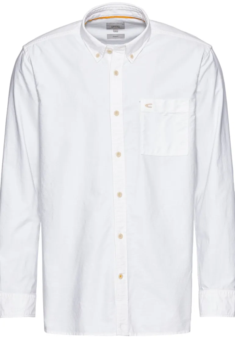 Oxford Hemd aus zertifiziertem Organic Cotton white