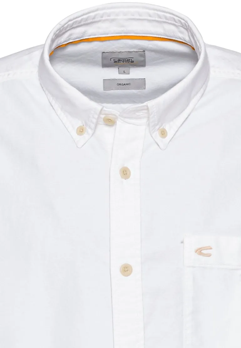 Oxford Hemd aus zertifiziertem Organic Cotton white