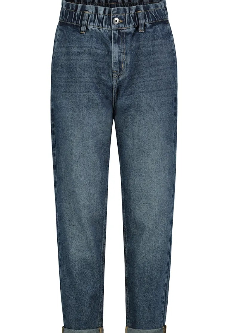 Paperbag Jeans middle blue denim m280