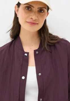 Papertouch Blouson mulberry red