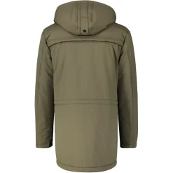 PARKA KONFEKTION moss green melange