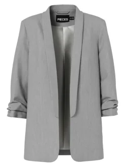 PCBOSELLA 3/4 BLAZER NOOS BC light grey melange
