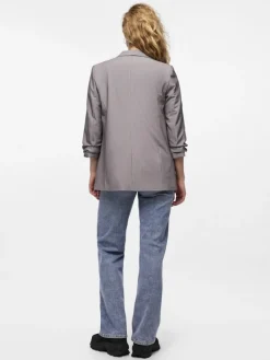 PCBOSELLA 3/4 BLAZER NOOS BC light grey melange