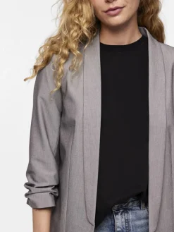 PCBOSELLA 3/4 BLAZER NOOS BC light grey melange