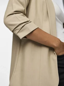 PCBOSELLA 3/4 BLAZER NOOS BC white pepper