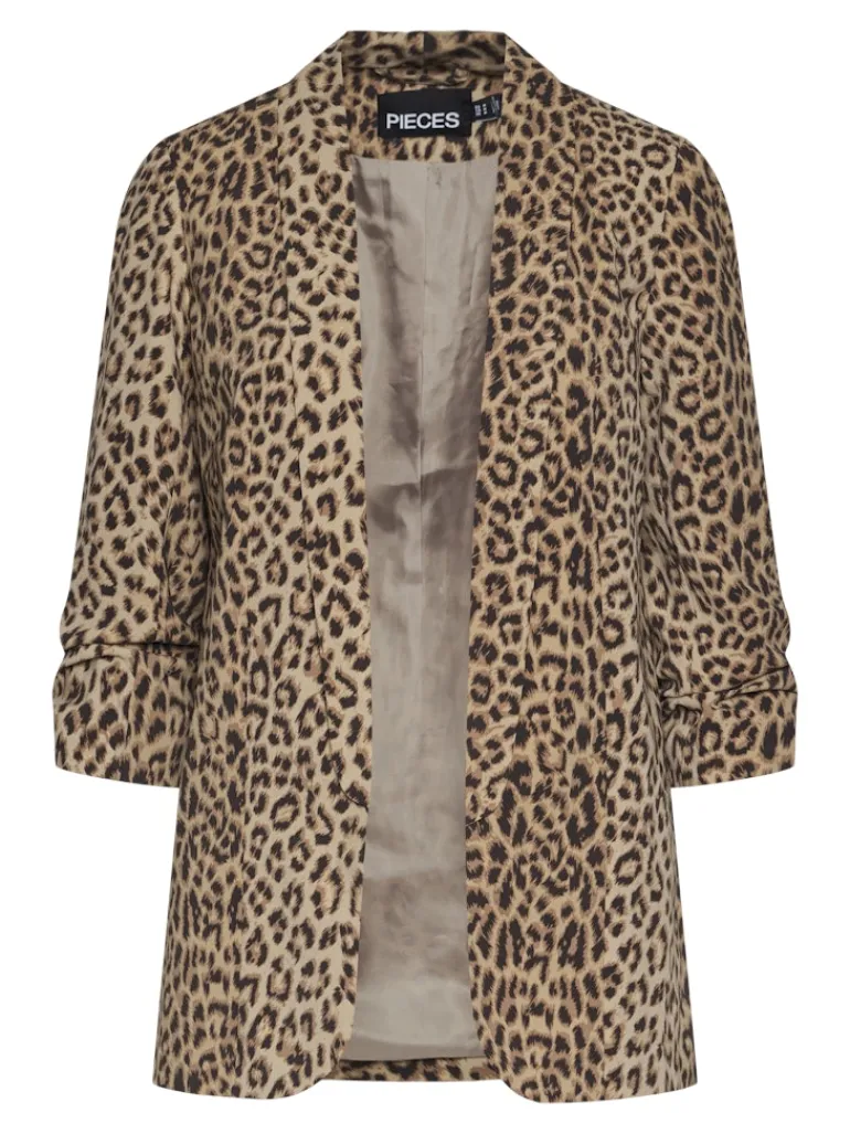 PCBOSELLA 3/4 PRINTED BLAZER NOOS BC natural