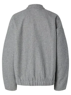PCDEBBIE LS BOMBER JACKET NOOS BC light grey melange