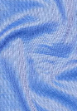 Performance Shirt Natté-Stretch Langarm royal blau
