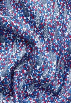 Performance Shirt Stretch Langarm blau