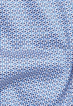 Performance Shirt Stretch Langarm blau