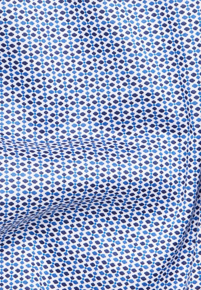 Performance Shirt Stretch Langarm blau
