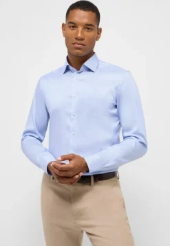 Performance Shirt Twill-Stretch Langarm hellblau