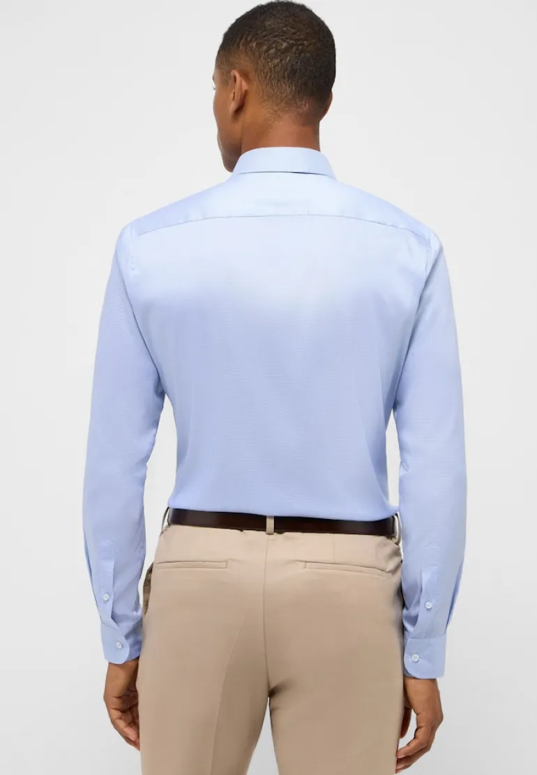 Performance Shirt Twill-Stretch Langarm hellblau