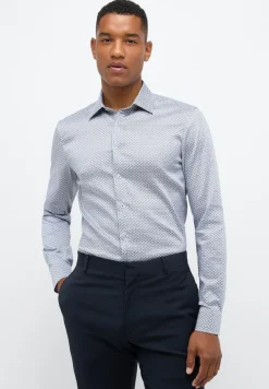 Performance Shirt Twill-Stretch Langarm grün