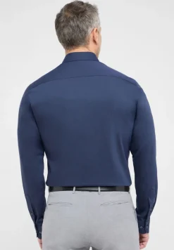 Performance Shirt Twill-Stretch Langarm navy