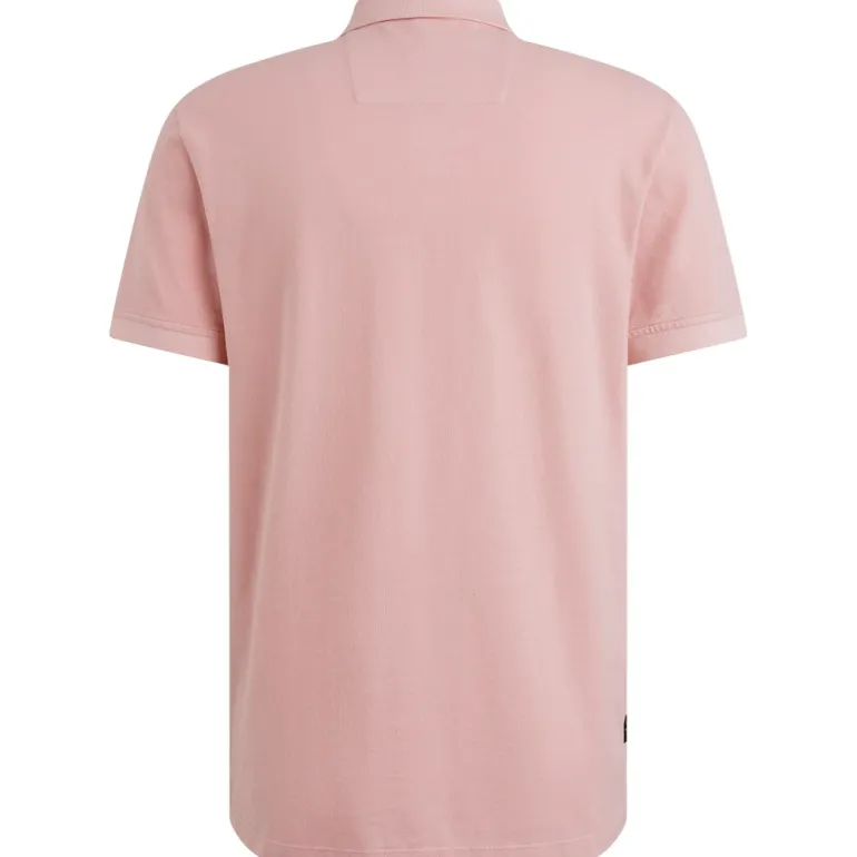 pique garment dye moonlight mauve