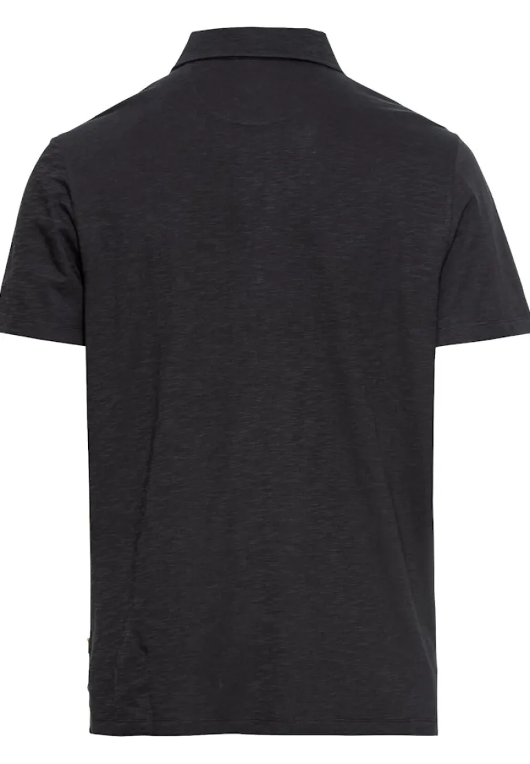 Piqué-Poloshirt aus zertifiziertem Organic Cotton asphalt
