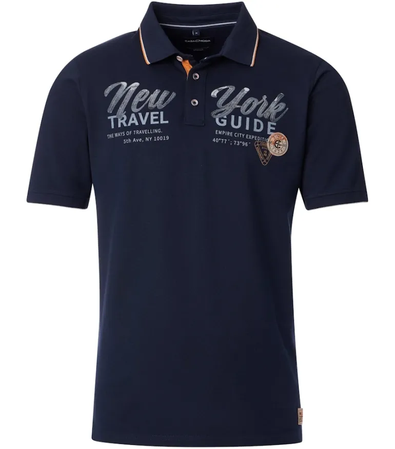 Polo-Shirt blau