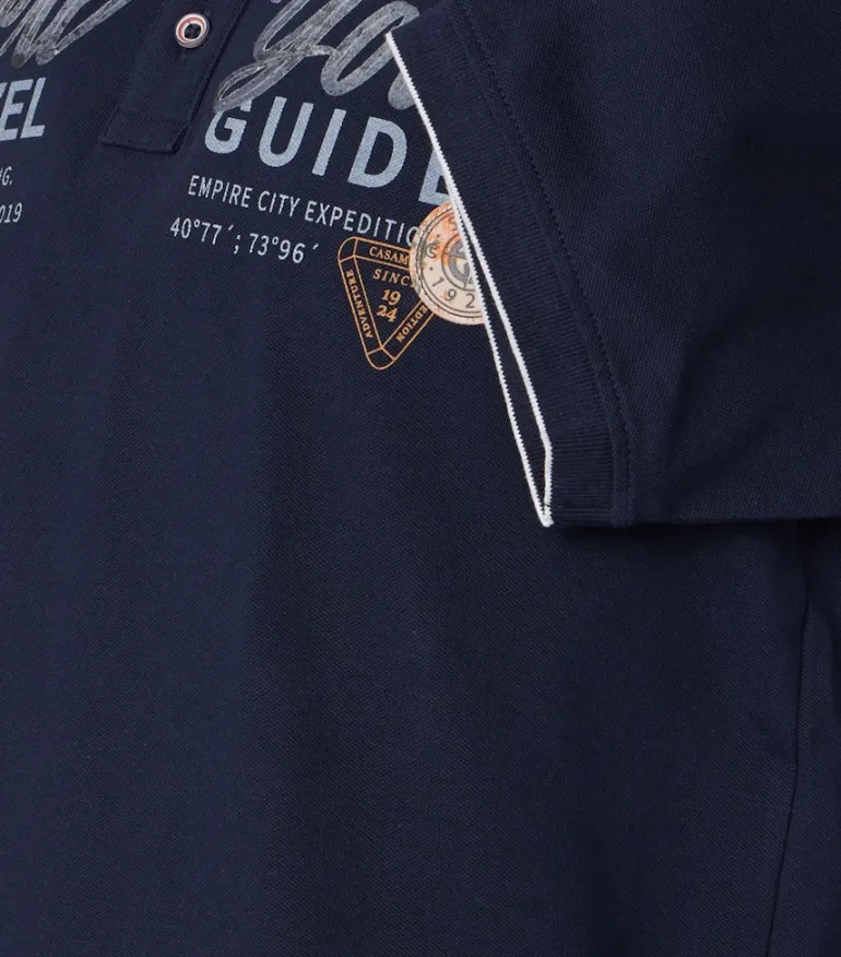 Polo-Shirt blau